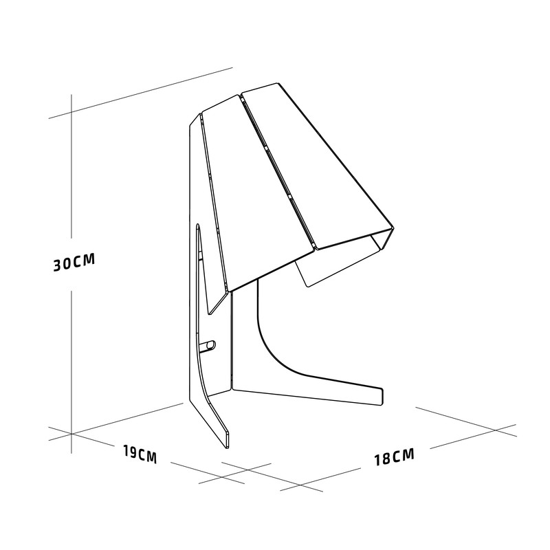 چراغ مطالعه مدل فرکتا