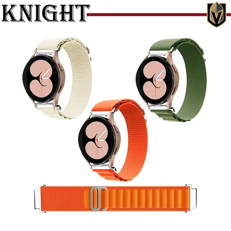 بند نایت مدل Loop Alpine مناسب برای ساعت هوشمند سامسونگ Galaxy Watch Active 1 / Active 2 40mm / Active 2 44mm / Watch 3 size 41mm / Galaxy Watch 4 40mm / watch 4 42mm / watch 4 44mm / watch 4 46mm