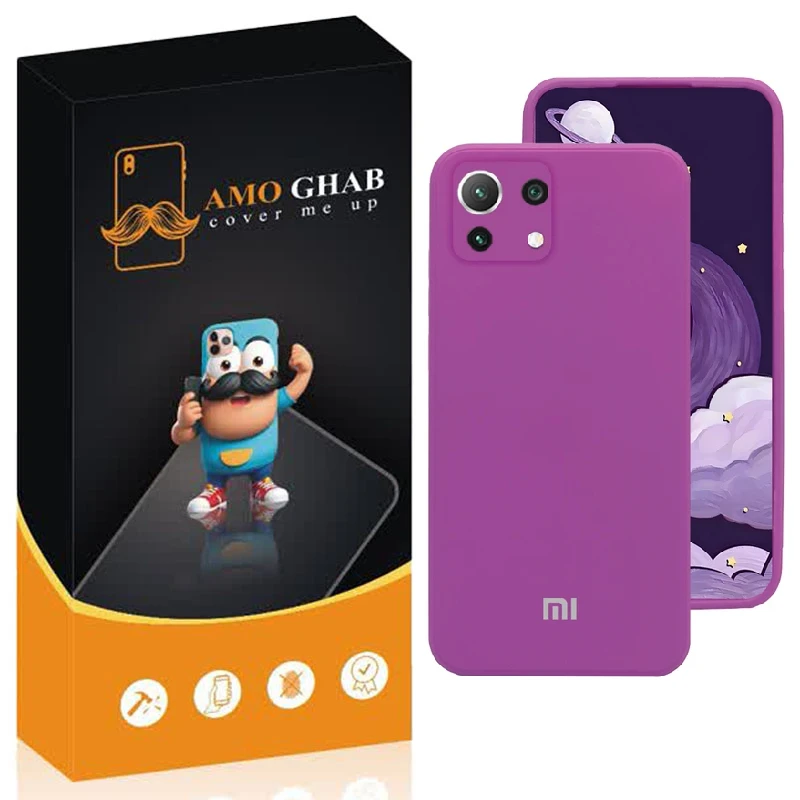 کاور عمو قاب مدل سیلیکونی مناسب برای گوشی موبایل شیائومی Mi 11 Lite 4G / Mi 11 Lite 5G / Mi 11 Lite 5G NE
