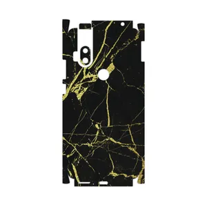 MAHOOT  Graphite-Gold-Marble-FullSkin Cover Sticker for Motorola One Hyper