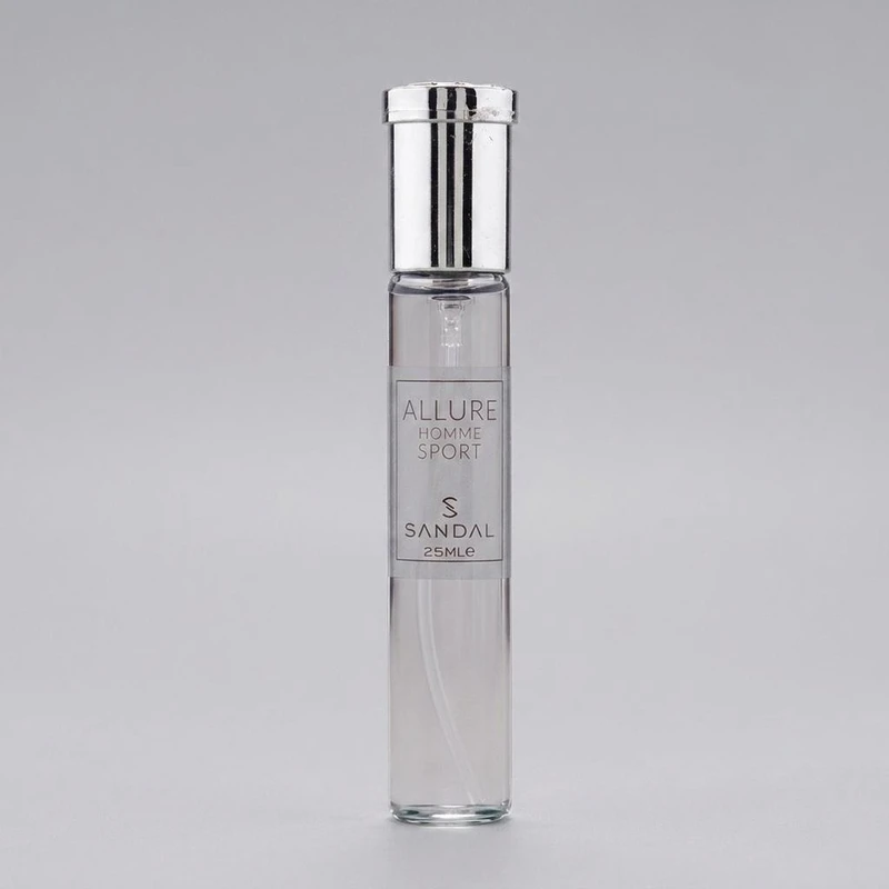 عطر جیبی مردانه صندل مدل allure sport حجم 25 میلی لیتر