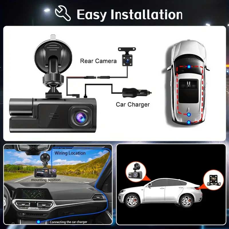 دوربین فیلم برداری ثبت وقایع خودرو مدل RoadLens-VS22