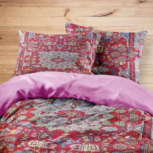 سرویس روتختی مدوپد طرح فرش نهاوند مدل C-Nahavand15 یک نفره 4 تکه