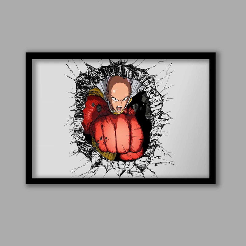 تابلو لیلیان مدل انیمه وان پانچ من One-Punch Man کد LA-G11519-2