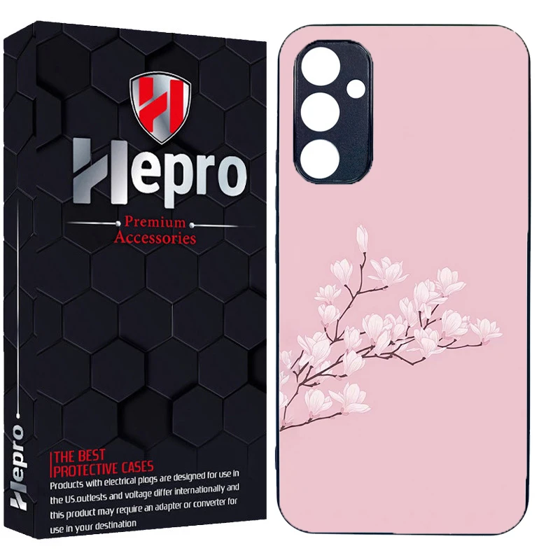 کاور هپرو طرح شکوفه کد TPU-888 مناسب برای گوشی موبایل سامسونگ Galaxy A14