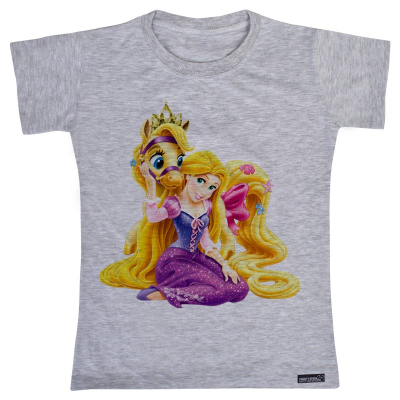 تی شرت آستین کوتاه پسرانه 27 مدل Rapunzel کد MH1411