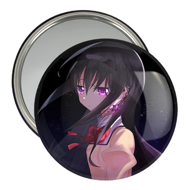آینه جیبی خندالو مدل همورا اکامی انیمه مادوکا مجیکا Madoka Magica  کد 18416