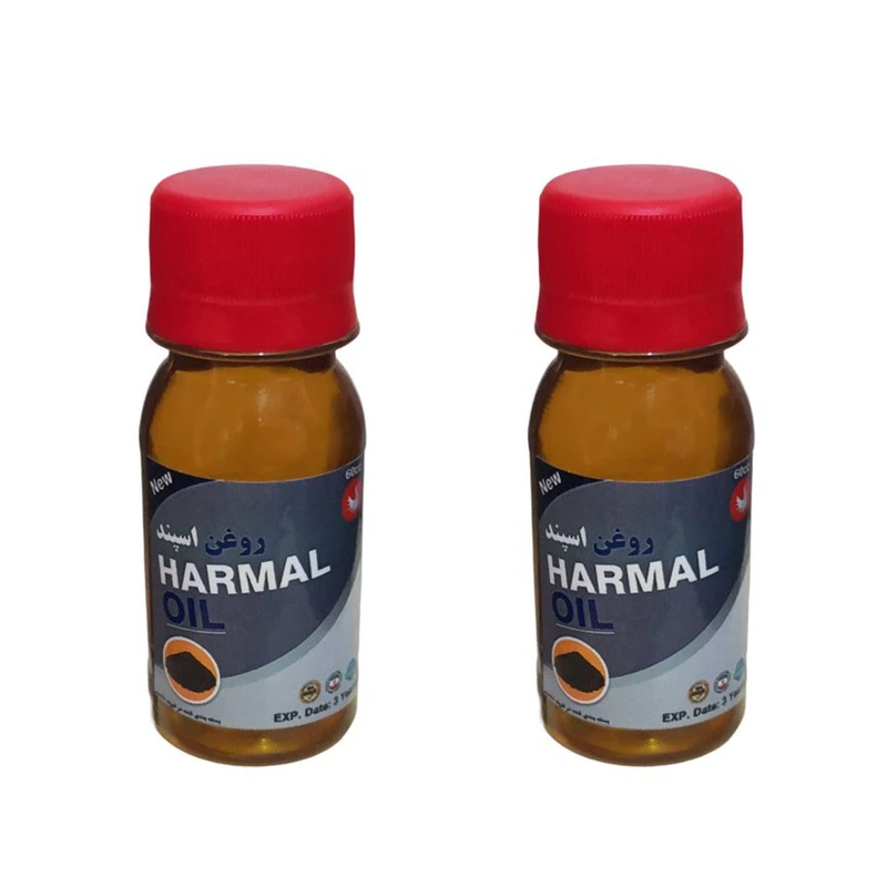 روغن اسفند پامکا مدل پایه حجم 60 میلی لیتر مجموعه 2 عددی