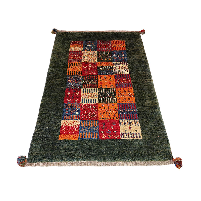 گبه دستبافت یک و نیم متری کد Nkp.G.z.V1.7