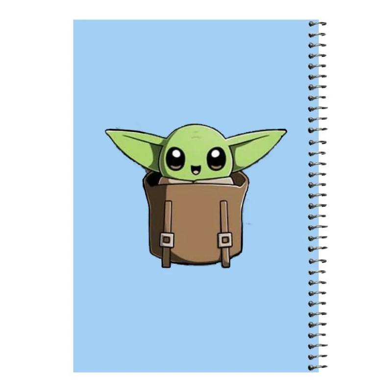دفتر مشق 80 برگ اس جی مدل بیبی یودا کد۸   