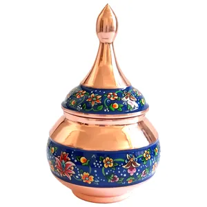 قندان میناکاری مسی طرح پرداز کد 6671