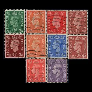 تمبر یادگاری مدل خارجی مجموعه 10 عددی 