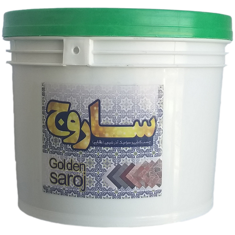 چسب کاشی ساروج آذرشیمی مدل A وزن 5 کیلو گرم