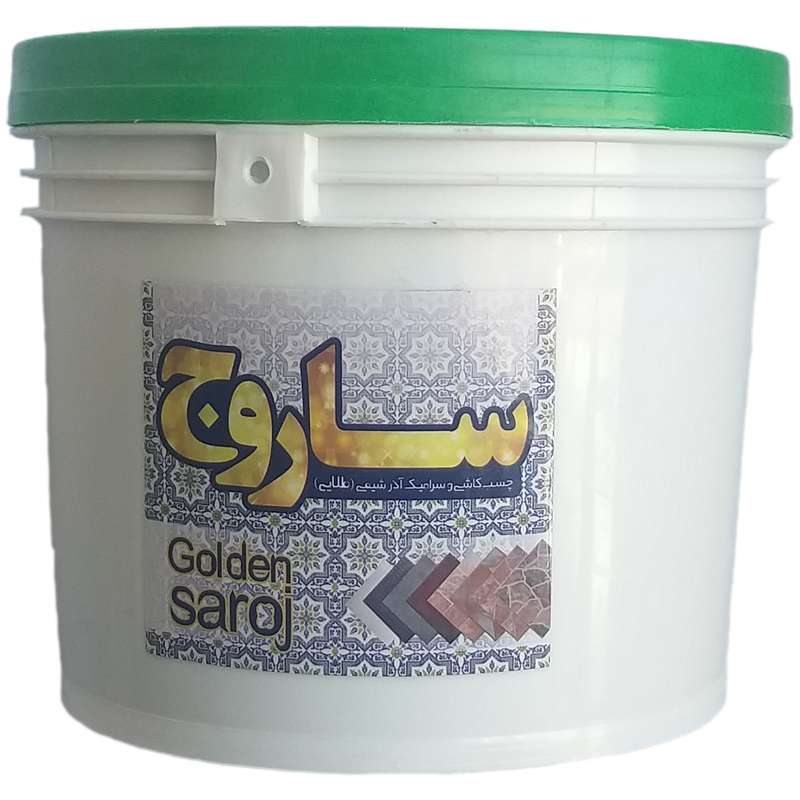 چسب کاشی ساروج آذرشیمی مدل A وزن 5 کیلو گرم