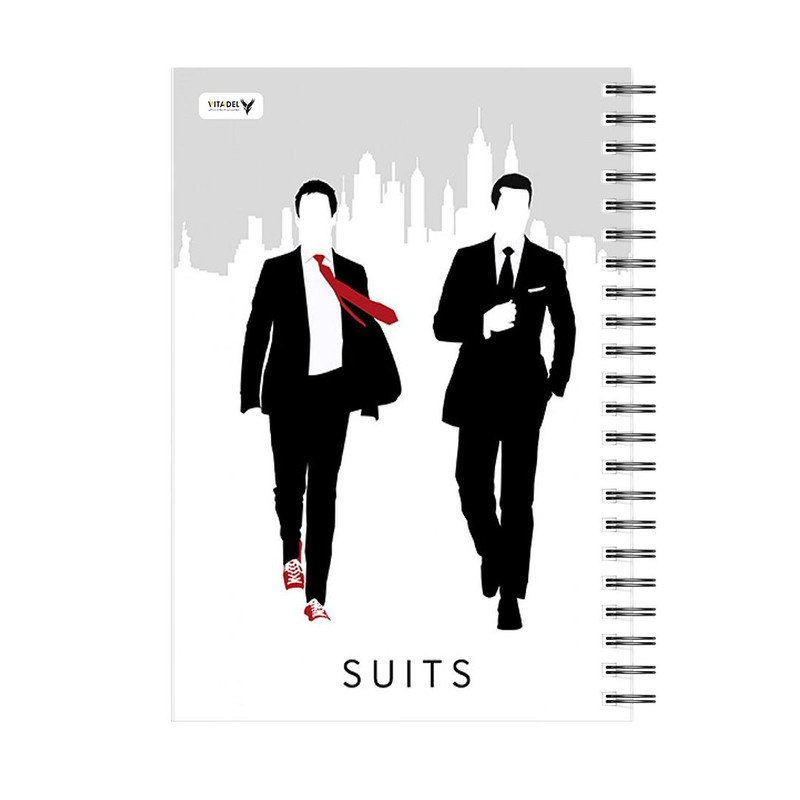 دفتر 60 برگ ویتادل طرح سوتس کد 6