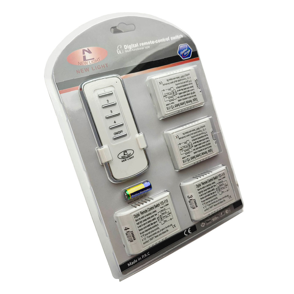 ریموت کنترل مدل 4 کانال گیرنده جدا