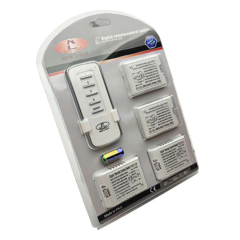 ریموت کنترل مدل 4 کانال گیرنده جدا