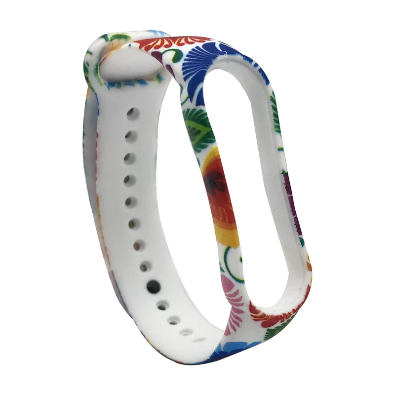 بند طرح گل مدل FLOWER06 مناسب برای مچ بند هوشمند شیائومی Mi Band 5/6