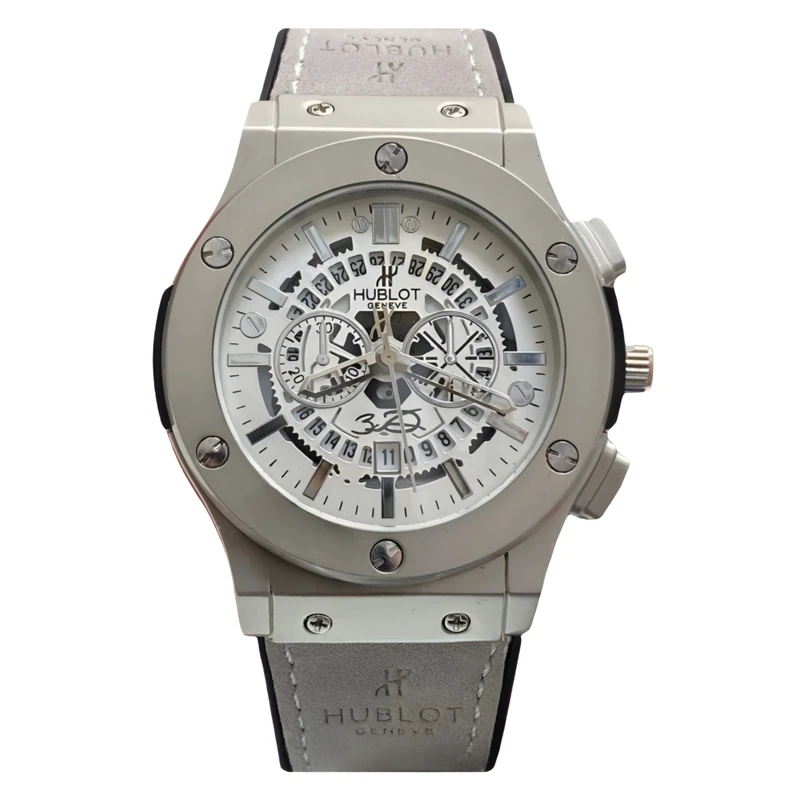 ساعت مچی عقربه‌ای کوارتز مردانه مدل اسپرت تک موتوره صفحه اسکلتون کد ۱.۱ 