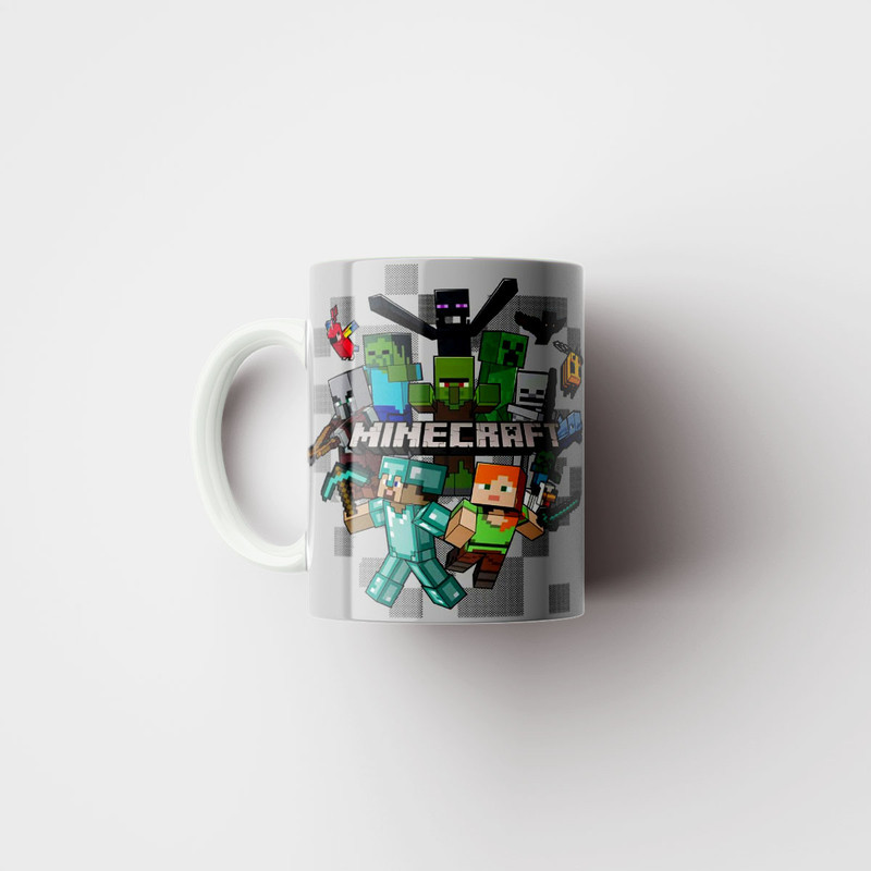 ماگ طرح ماینکرفت Minecraft کد wall-32 ماگ طرح ماینکرفت Minecraft کد wall-32