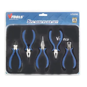 انبر دست وی تولز مدل VT2238 سایز 5 اینچ مجموعه 5 عددی 