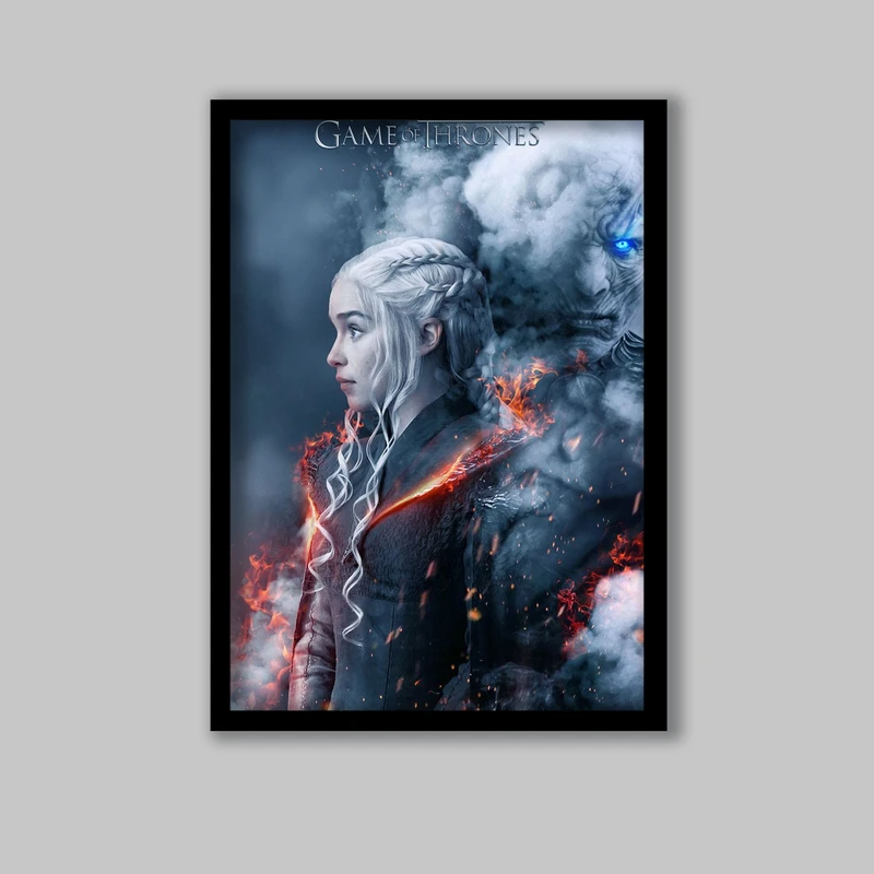 تابلو مدل سریال بازی تاج و تخت Game of thrones کد LA-G10261-2