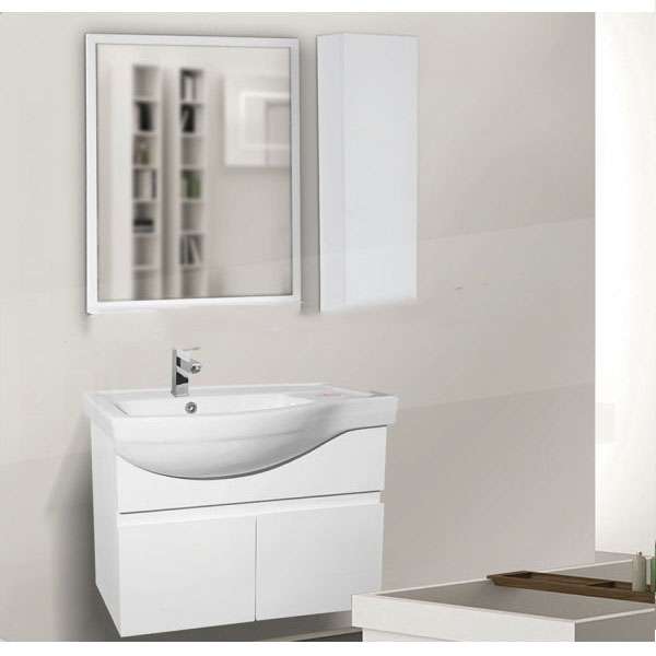 ست کابینت روشویی کاسپین مدل آیدا به همراه آینه وباکس