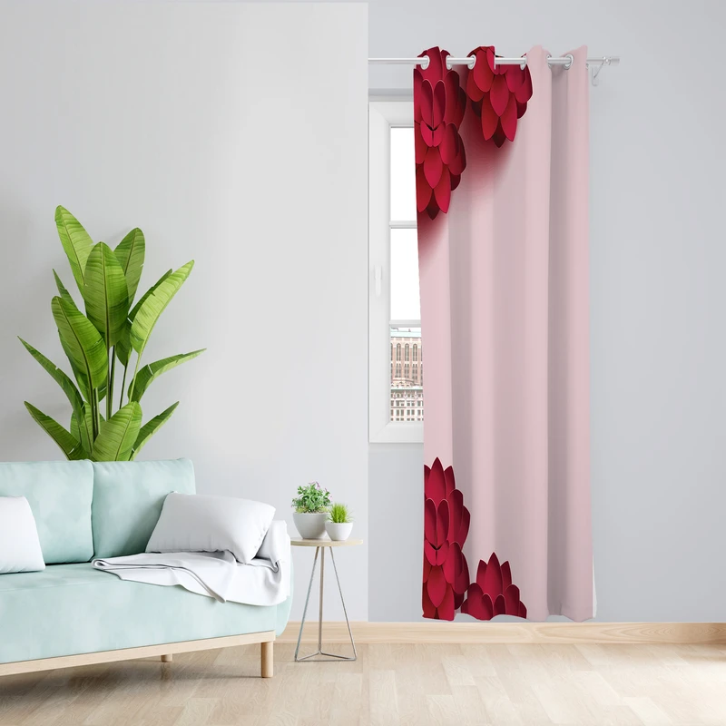 پرده مدل مخمل پانچی کد 2446 z سایز 140x200 سانتی متر