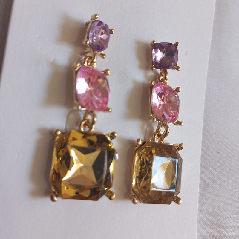 گوشواره زنانه مدل نگینی