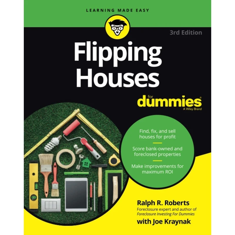 کتاب Flipping Houses For Dummies, 3rd Edition اثر Joseph Kraynak انتشارات For Dummies