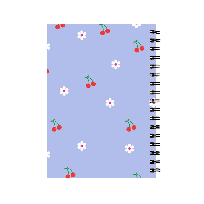 دفتر مشق 50 برگ طرح البالو و گل بابونه کد 22