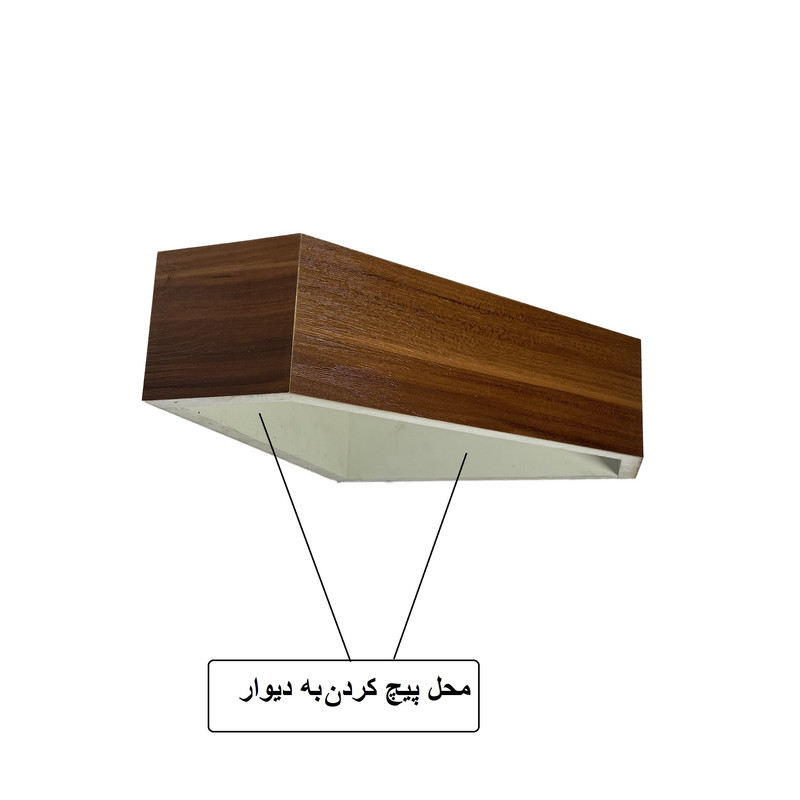 شلف دیواری سایا کابینت مدل کنج ضد آب کد S74 شلف دیواری سایا کابینت مدل کنج ضد آب کد S74