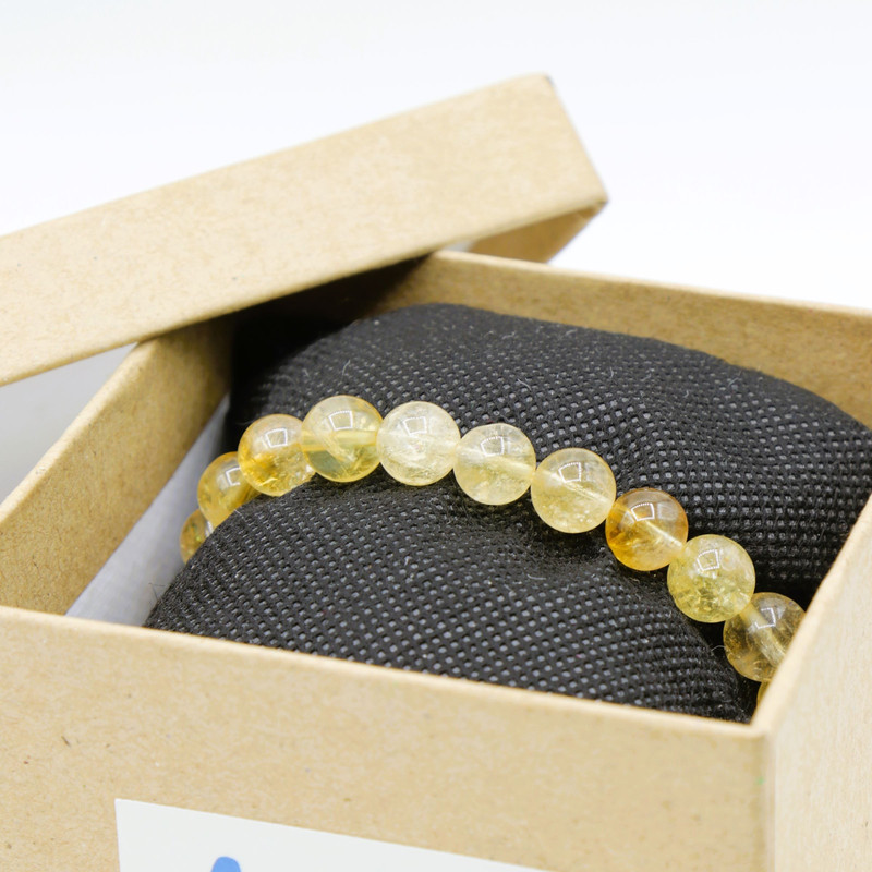 دستبند زنانه مدل سنگ سیترین