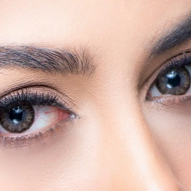 لنز چشم رویال ویژن کد 353 رنگ دور دار خاکستری فندقی