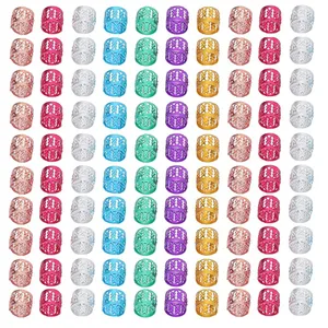 مهره بافت مو مدل روسی بسته 100 عددی