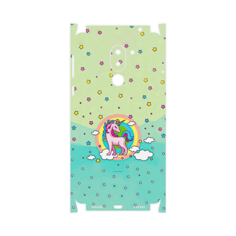 برچسب پوششی ماهوت مدل Rainbow unicorn adventure-FullSkin مناسب برای گوشی موبایل آنر 6X
