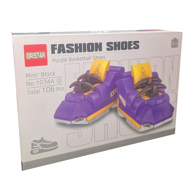 ساختنی 106 تکه دکتر استار مدل کتونی بسکتبال طرح Purple کد 1034A  