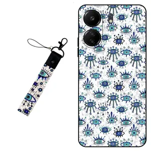 Megafone Devil eye 6464 Cover For Xiaomi Redmi 13C With Wrist strap