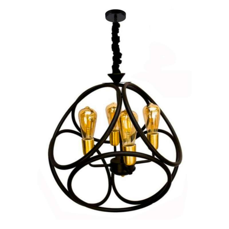 لوستر 4 شعله مدل دیبا کد a.n688