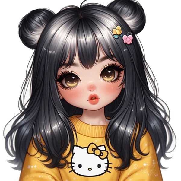 استیکر پارچه و لباس پاد آفرین طرح دختر کد 3858