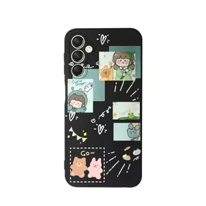 کاور طرح  دختر دایناسور کدFF016  مناسب برای گوشی موبایل سامسونگ Galaxy A54
