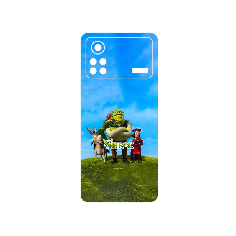 برچسب پوششی ماهوت مدل Shrek مناسب برای گوشی موبایل شیائومی Poco X4 Pro 5G