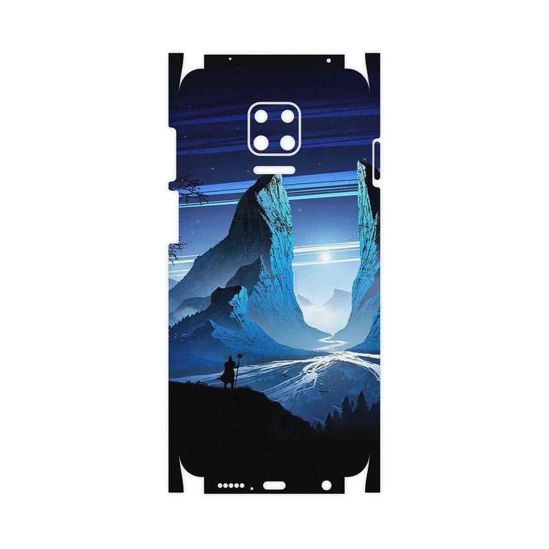 برچسب پوششی ماهوت مدل Blue Mountains Digital Art-FullSkin مناسب برای گوشی موبایل شیائومی Redmi Note 9S