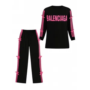 ست تی‌شرت آستین بلند و شلوار راحتی زنانه مدل Papion