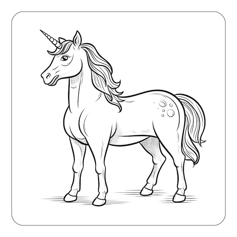 مگنت کاکتی طرح اسب تک شاخ و یونیکورن مدل mp31104