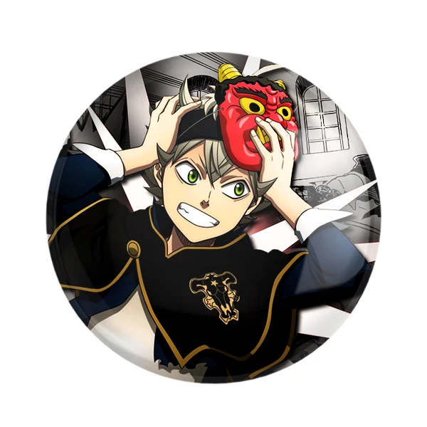 مگنت خندالو طرح  آستا انیمه بلک کلاور Black Clover کد 11718