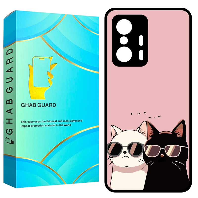 کاور قاب گارد طرح گربه مدل G11T20 مناسب برای گوشی موبایل شیائومی 11T / 11T Pro