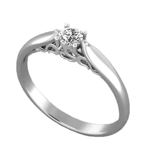 انگشتر نقره زنانه مدل gol78