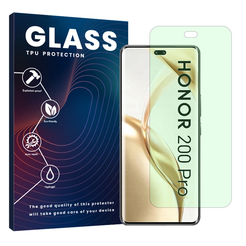محافظ صفحه نمایش گرین لایت گلس مدل Resistant مناسب برای گوشی موبایل آنر 200 Pro