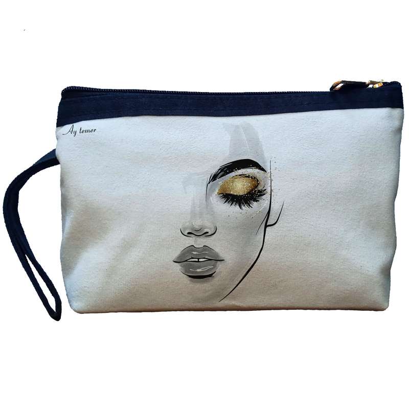 کیف لوازم آرایش زنانه آی تمر مدل نیم چهره کد 291